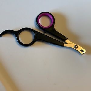 Pet dog nail clippers